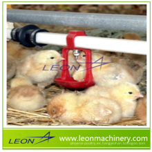 Bebedero de pezón de acero inoxidable serie LEON para alimentador de pollos agrícolas
